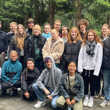 Gruppenfoto der Teilnehmenden an der Exkursion ins Sauerland